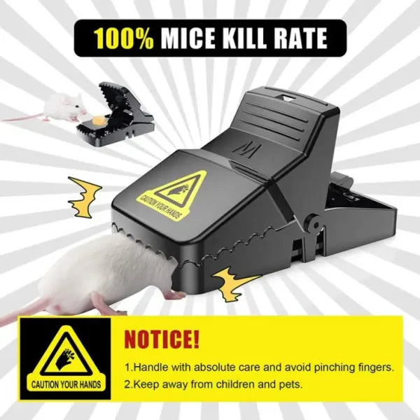 Heavy Duty Plastic Mouse Trap (random Color)