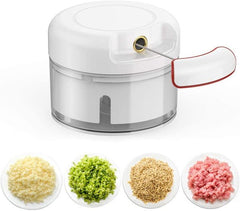 Mini Powerful Meat Grinder Hand-power Food Chopper Mincer Mixer Blender Chop Meat Fruit Vegetable Nuts Shredder(random Color)