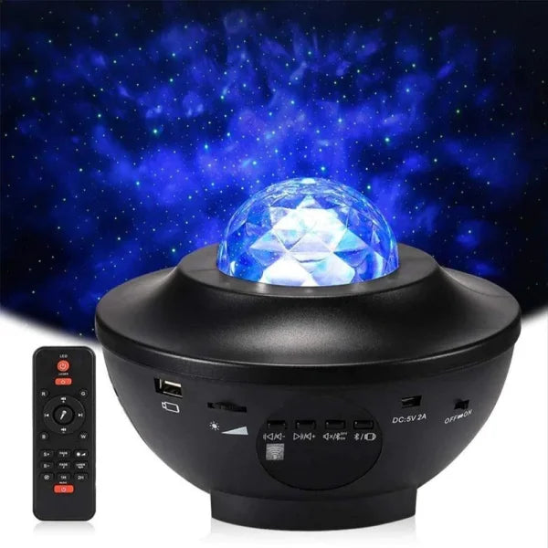 Colorful Starry Sky Galaxy Projector Nightlight Child Bluetooth USB Music Player Star Night Light Romantic Projection Lamp Gifts